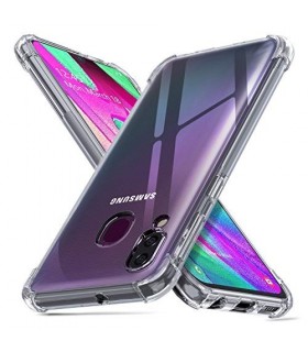 Funda Antigolpe Samsung Galaxy A40 Gel Transparente con esquinas Reforzadas