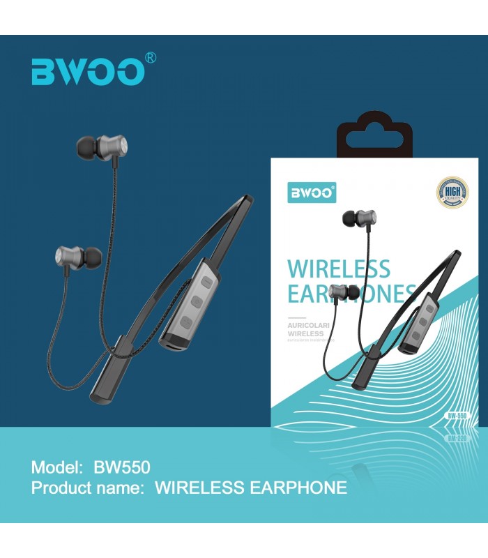 Auricular Cascos Con Bluetooth BWOO Bw-550