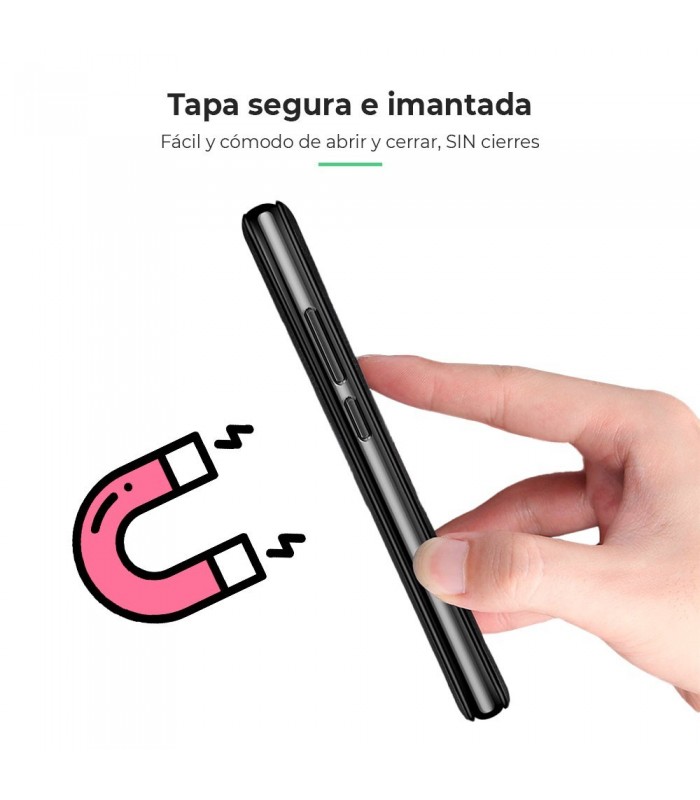Funda Tapa y Ventana para Xiaomi Redmi 9 negro