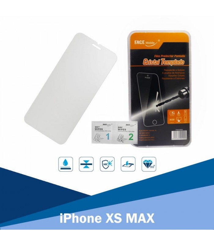 Protector Pantalla Cristal Templado iPhone XS MAX 