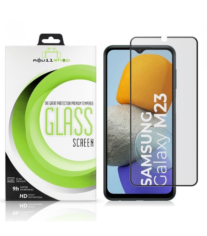 Cristal templado Samsung Galaxy M23 5G Premium Protector de Pantalla Curvo Negro