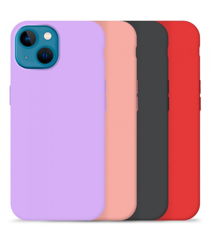 Funda Silicona Suave iPhone 13 disponible en 4 Colores
