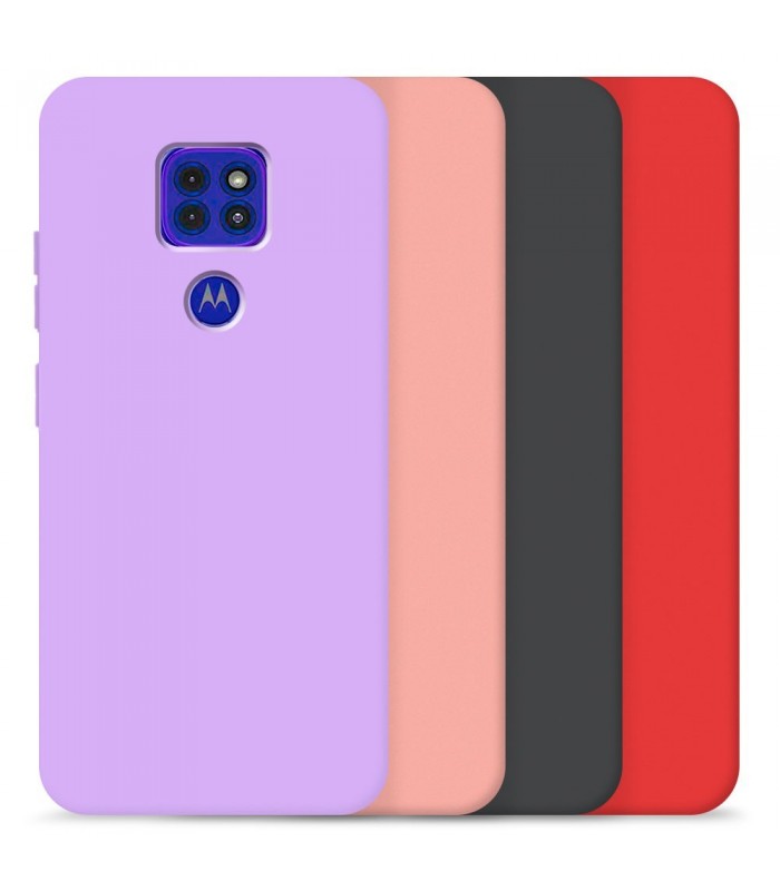 Funda Silicona Suave Motorola Moto G9 / G9 Play disponible en 4 Colores