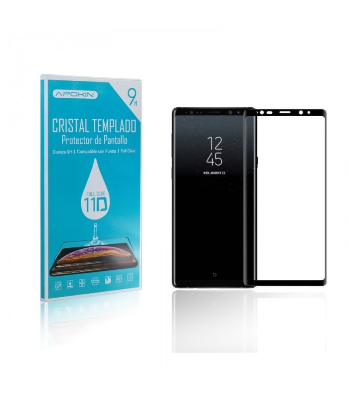 Cristal templado Full Glue 11D Premium Xiaomi Redmi Note 8 Pro Protector de Pantalla Curvo Negro