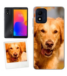 Personaliza tu Funda [Alcatel 1B 2022] de Silicona Flexible Transparente Carcasa Case Cover de Gel TPU Smartphone