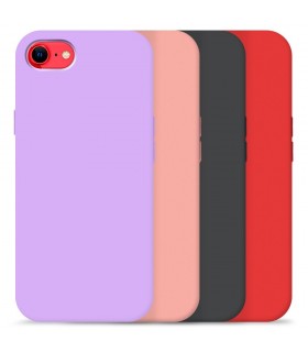 Funda Silicona Suave iPhone SE 2022 disponible en 4 Colores