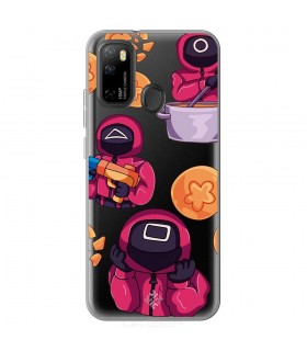 Funda para [ Ulefone Note 9P ] Squid Game [Guardias] de Silicona Flexible para Smartphone