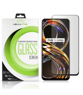 Cristal templado Full Glue 11D Premium Realme 8i Protector de Pantalla Negro