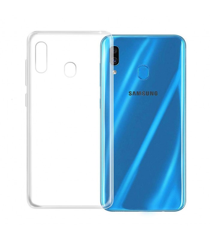 Funda Silicona Samsung Galaxy A20s Transparente Ultrafina