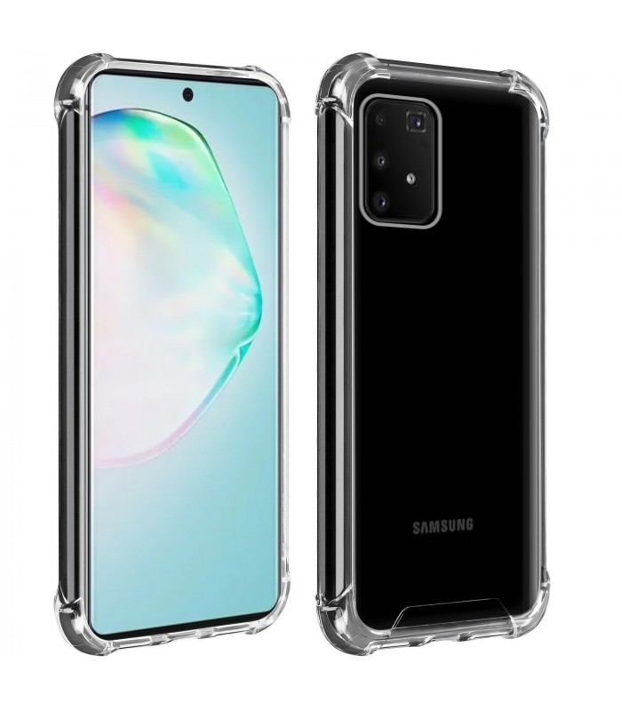 Funda Antigolpe Samsung Galaxy A91 Gel Transparente con esquinas Reforzadas