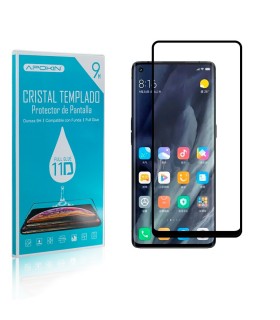 Cristal templado Full Glue 11D Premium Xiaomi Mi 10 Protector de Pantalla Curvo Negro