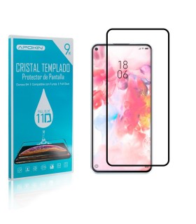 Cristal templado Full Glue 11D Premium Xiaomi Mi 10 Lite Protector de Pantalla Curvo Negro