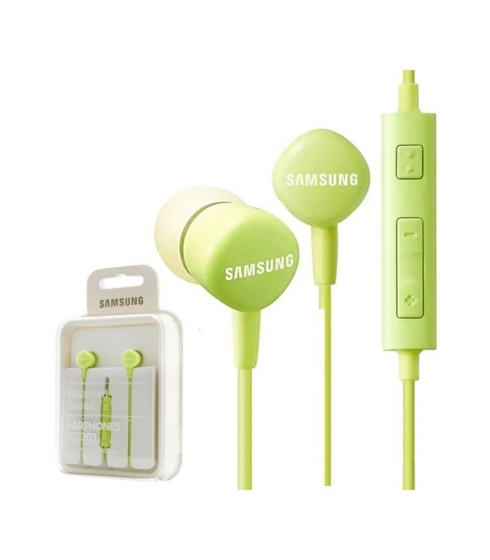 Auriculares con Microfono y Pulsador Samsung HS1303 Verde