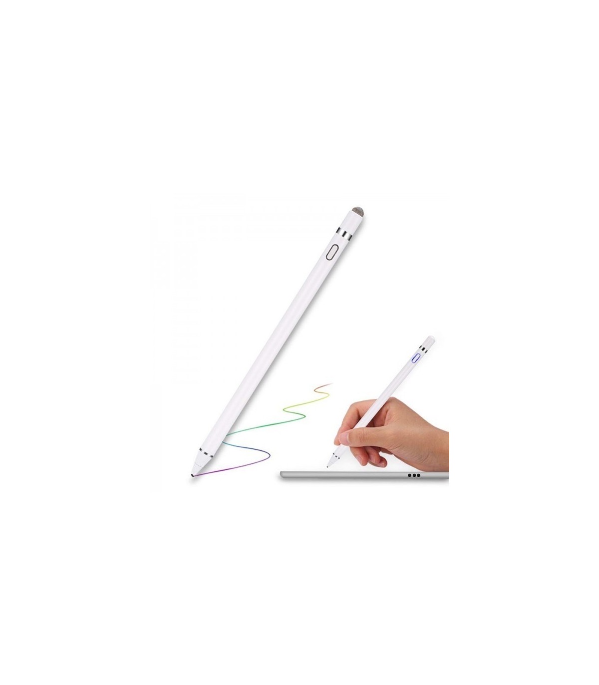 Lápiz táctil Universal Stylus blanco【Comprar online】- TicTacBuy Color Blanco