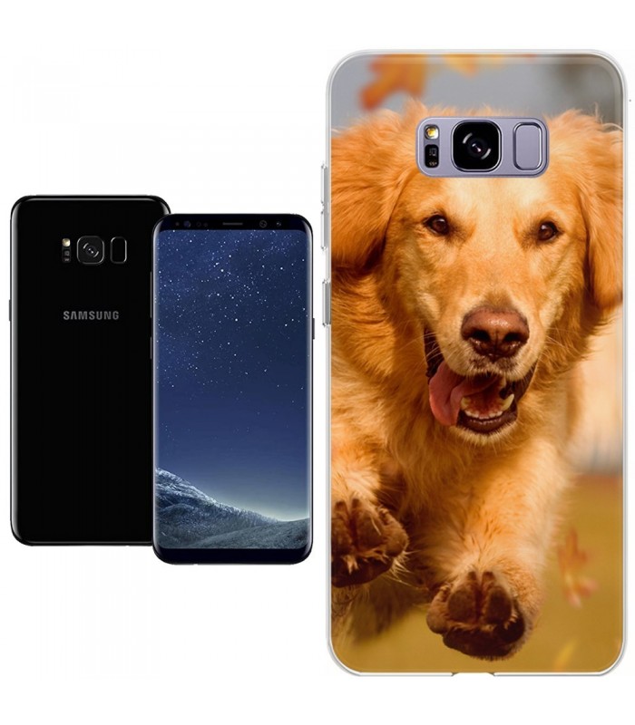Personaliza tu Funda [Samsung Galaxy S8 Plus] de Silicona Flexible Transparente Carcasa Case Cover de Gel TPU para Smartphone