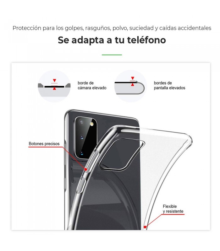 Funda de silicona ultrafina Xiaomi Mi 10T Lite (transparente) - Funda -movil.es