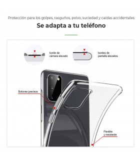 Funda Silicona iPhone 12 Mini Transparente Ultrafina