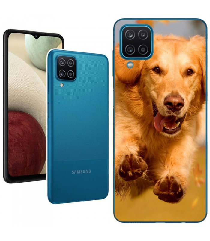 Personaliza tu Funda [Samsung Galaxy A12] de Silicona Flexible Transparente Carcasa Case Cover de Gel TPU para Smartphone