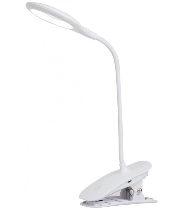 Flexo LED recargable con pinza blanco 2,3W