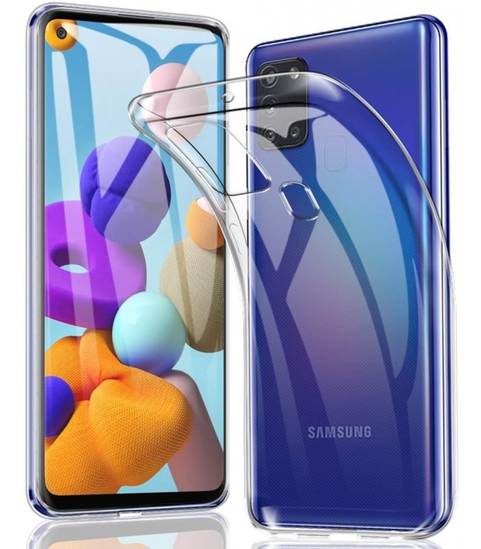 Funda Silicona Samsung Galaxy A21S Transparente Ultrafina