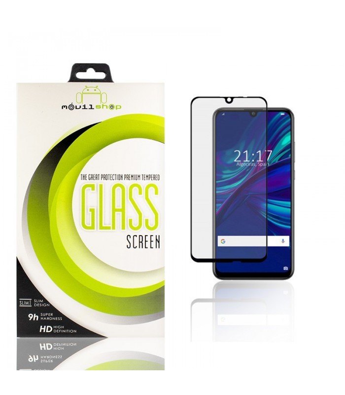 Cristal templado Full Glue 11D Premium Huawei P Smart 2019 / P Smart Plus 2019 Protector de Pantalla Curvo Negro