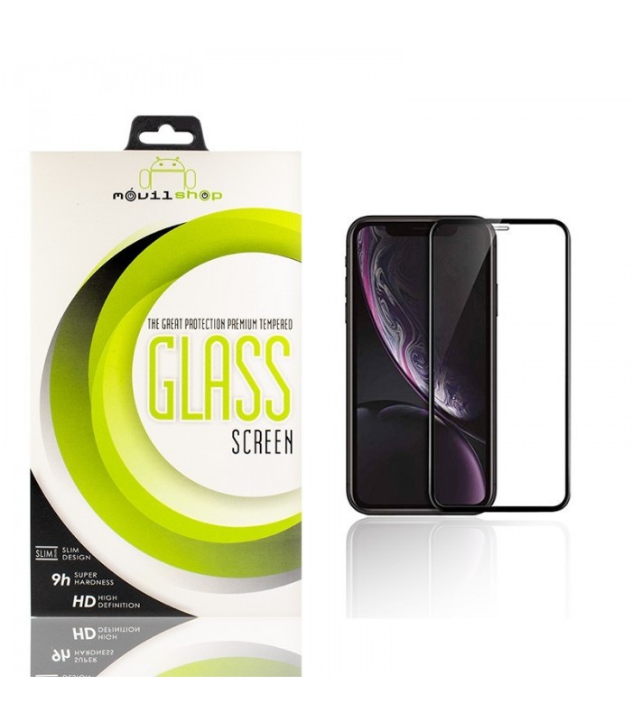 Cristal templado Full Glue 11D Premium iPhone X / Xs Protector de Pantalla Curvo Negro