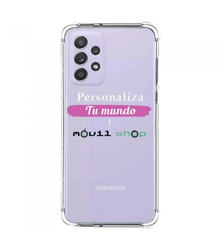 Funda Personalizada [Samsung Galaxy A52 5G] Esquina Reforzada Silicona 1.5mm de grosor Flexible Transparente de Gel TPU