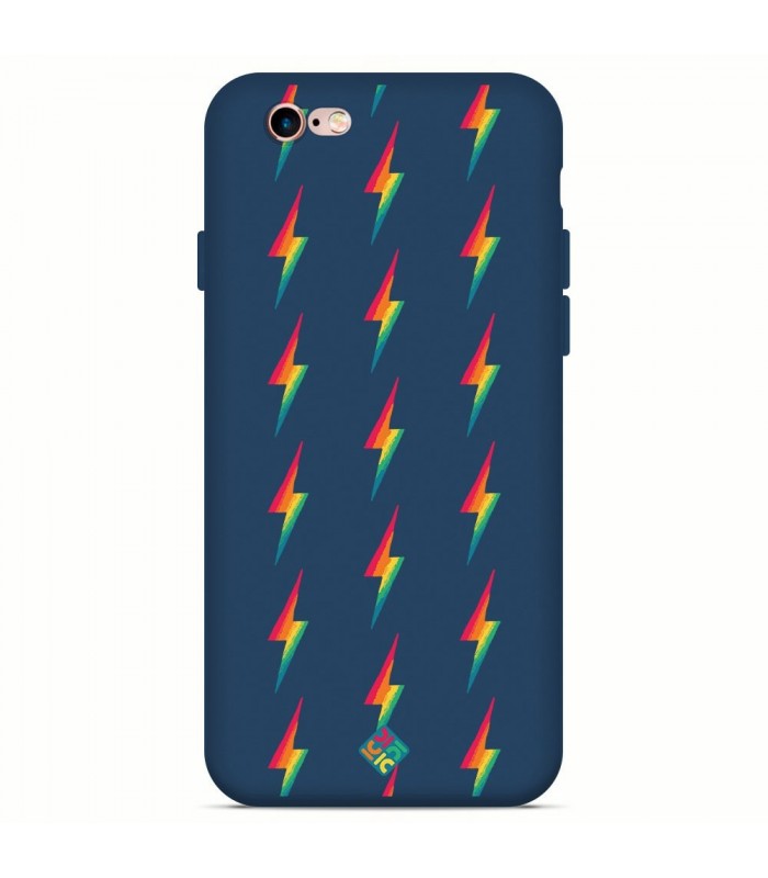 Funda Iphone 6s plus tipo arcoiris azul