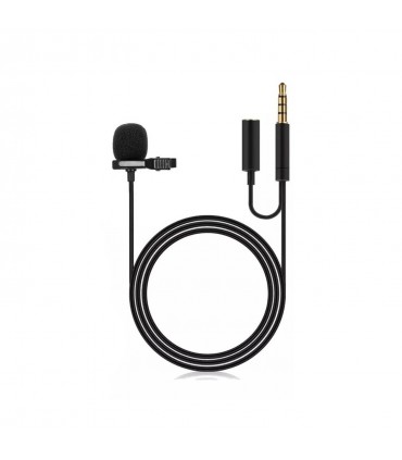 Cable Audio Jack con clip y micrófono