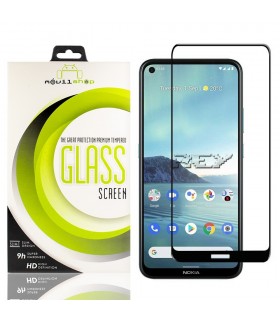 Cristal templado Full Glue Premium Nokia 3.4 Protector de Pantalla Curvo Negro