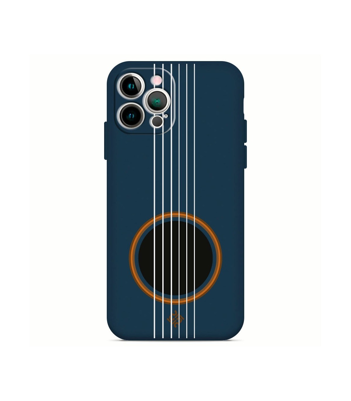 Compra Funda Silicona Suave Azul iPhone 12 Pro Max Cuerdas de guitarra