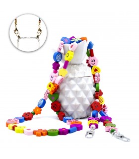 Colgante para móvil con enganches [Flores y Caritas]