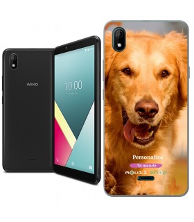 Personaliza tu Funda [Wiko Y61] de Silicona Flexible Transparente Carcasa Case Cover de Gel TPU para Smartphone