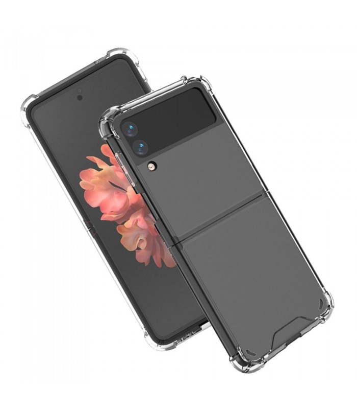 Funda Premium [Samsung Galaxy Z Flip 3 5G] Antigolpe Silicona Reforzada Transparente Carcasa Case Cover Clear de Gel Smartphone