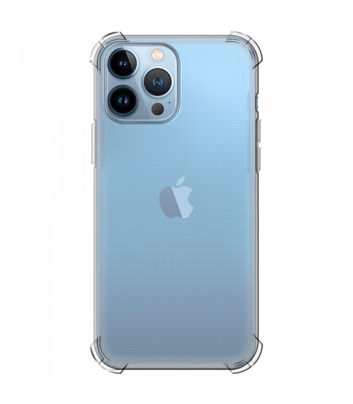 Funda Antigolpe iPhone 13 Pro Max Gel Transparente con esquinas Reforzadas