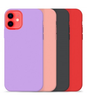 Funda Silicona Suave iPhone 12 Mini 5.4" disponible en 4 Colores