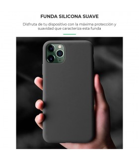 Comprar Funda Silicona Suave para iPhone 12 Mini Gel premium muy agradable  al tacto, disponible en 10 colores