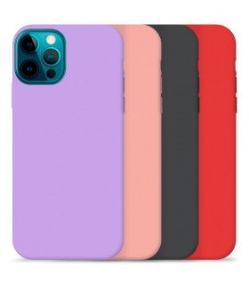 Funda Silicona Suave iPhone 12 Pro 6.1" disponible en varios Colores