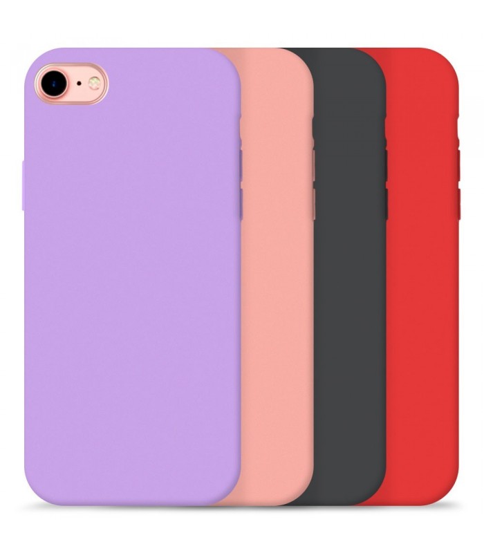 Funda Silicona Suave iPhone 7 / 8 disponible en varios Colores