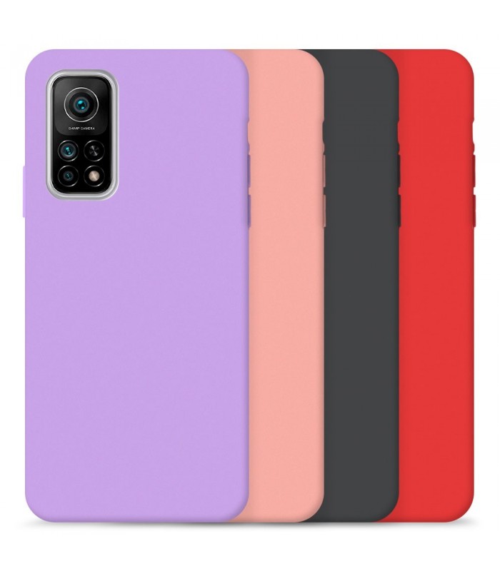 Funda Silicona Suave Xiaomi MI 10T 5G disponible en 4 Colores