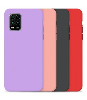 Funda Silicona Suave Xiaomi MI 10 LITE disponible en 4 Colores