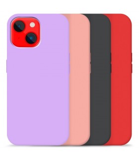 Funda Silicona Suave iPhone 14 Max (6.7") disponible en varios Colores