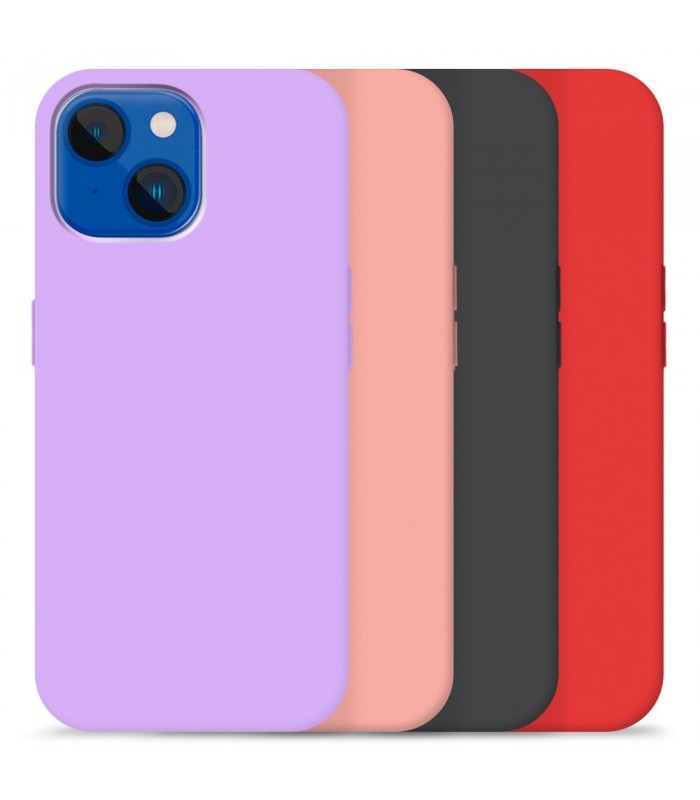 Funda Silicona Suave iPhone 14 disponible en varios Colores