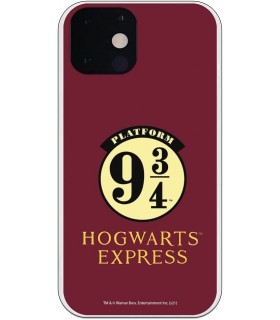 Funda para [iPhone 13] Harry Potter Oficial [Hogwarts Express Anden 9 3/4] de Silicona Flexible Transparente Carcasa Cover Gel.