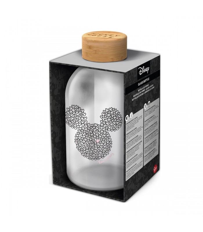 Botella MICKEY MOUSE Cristal Transparente (620 ml)