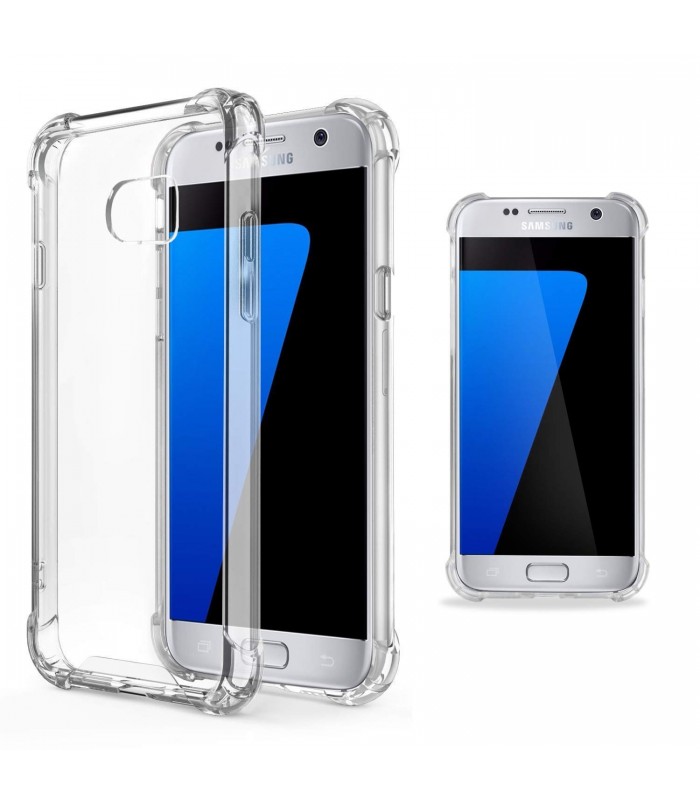 Funda Antigolpe Samsung Galaxy S7 Gel Transparente con esquinas Reforzadas