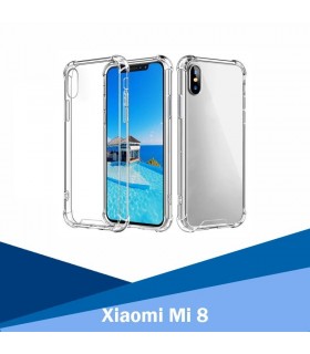 Funda Antigolpe Xiaomi Mi 8 Gel Transparente con esquinas Reforzadas
