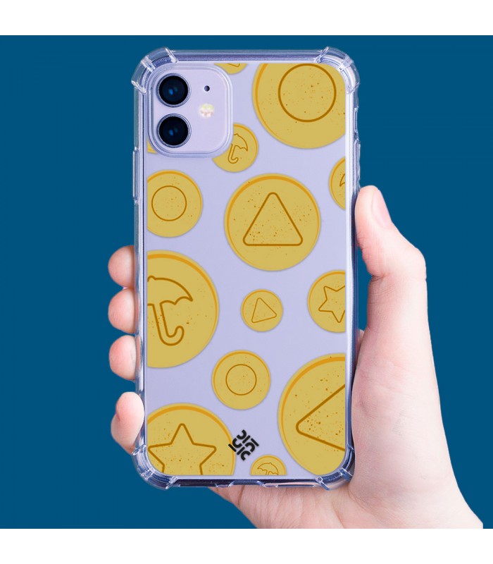 Funda Antigolpe [ POCO M5 ] Squid Game [Galletas Dalgona Candy] Esquina Reforzada Silicona 1.5mm Transparente