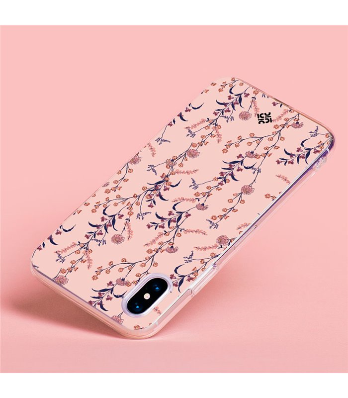 Funda para [ Vivo Y35 ] Dibujo Botánico [ Motivos botánico de varios tipos de flores ] de Silicona Flexible