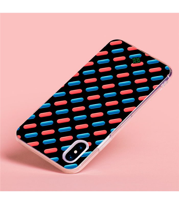 Funda para [ Vivo Y35 ] Cine Fantástico [ Pildora Roja y Azul ] de Silicona Flexible para Smartphone